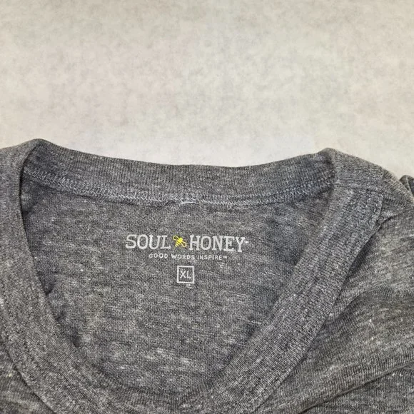 Soul Honey Gray We Can Do Hard Things Tee XL - Picture 3 of 3